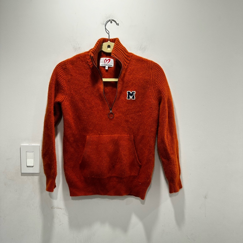 Master bunny edition orange sweater